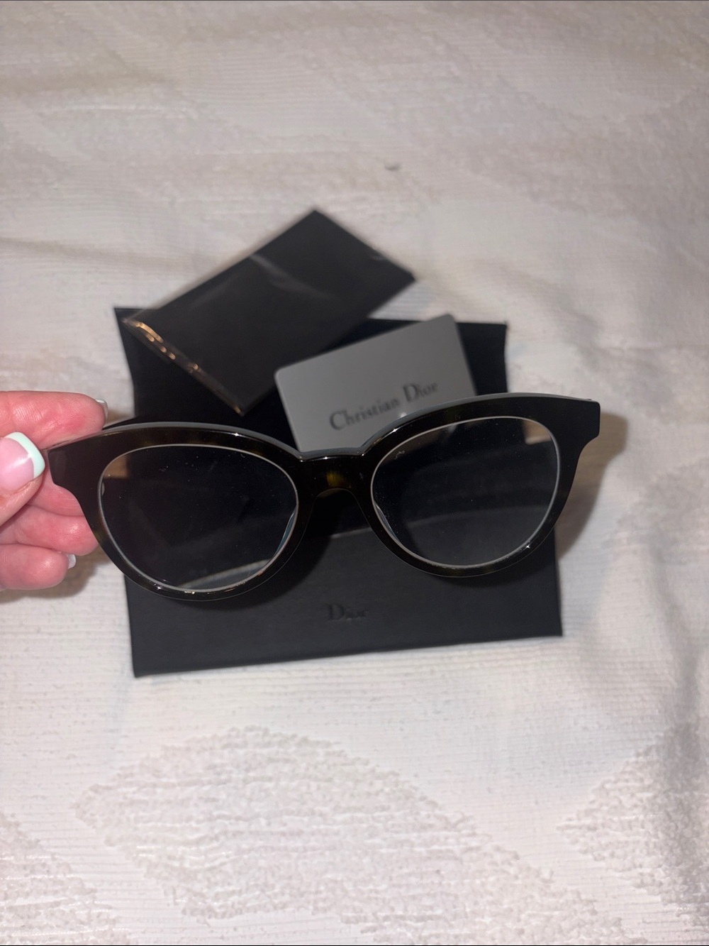 Dior Midnight or Montaigne eyeglasses